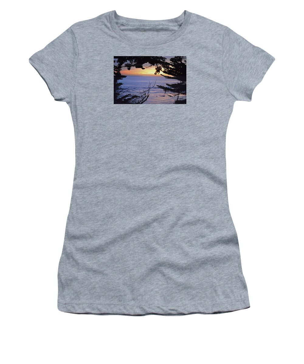  Women's T-Shirt featuring the photograph Beautiful sunset by Alex King