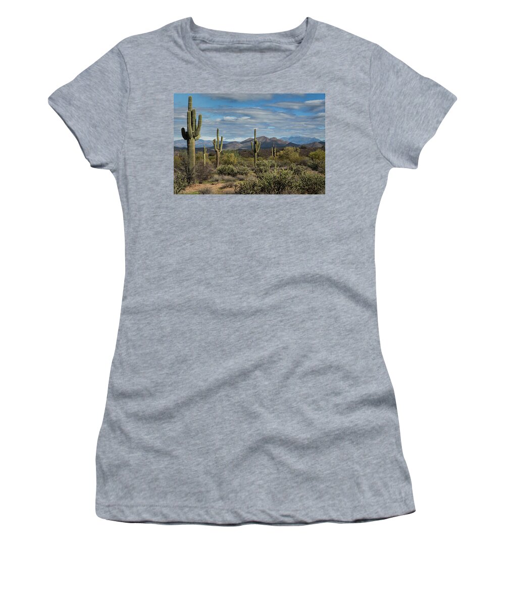 Arizona Women's T-Shirt featuring the photograph Beauty of the Sonoran by Saija Lehtonen