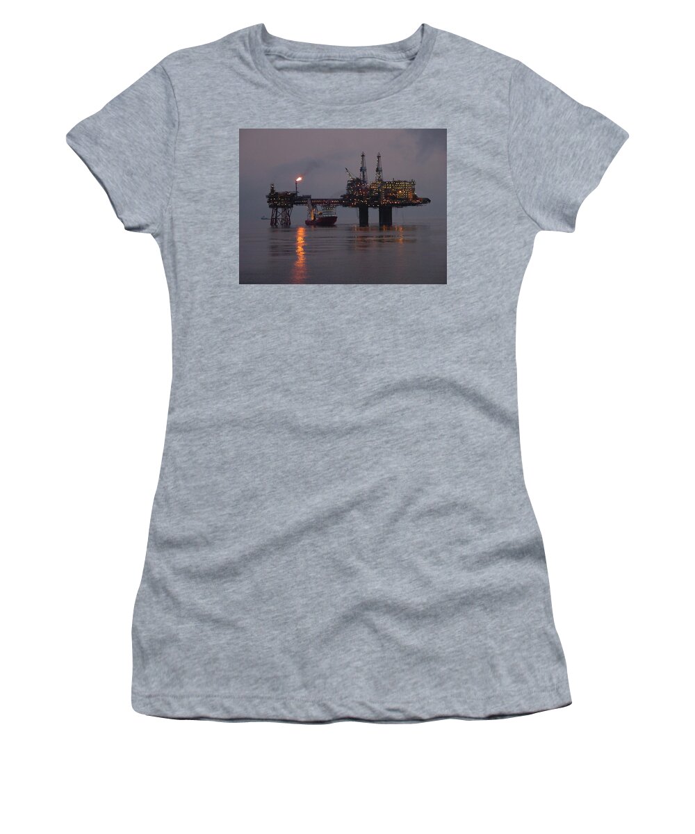 Beryl Women's T-Shirt featuring the photograph Beryl Alpha by Charles and Melisa Morrison