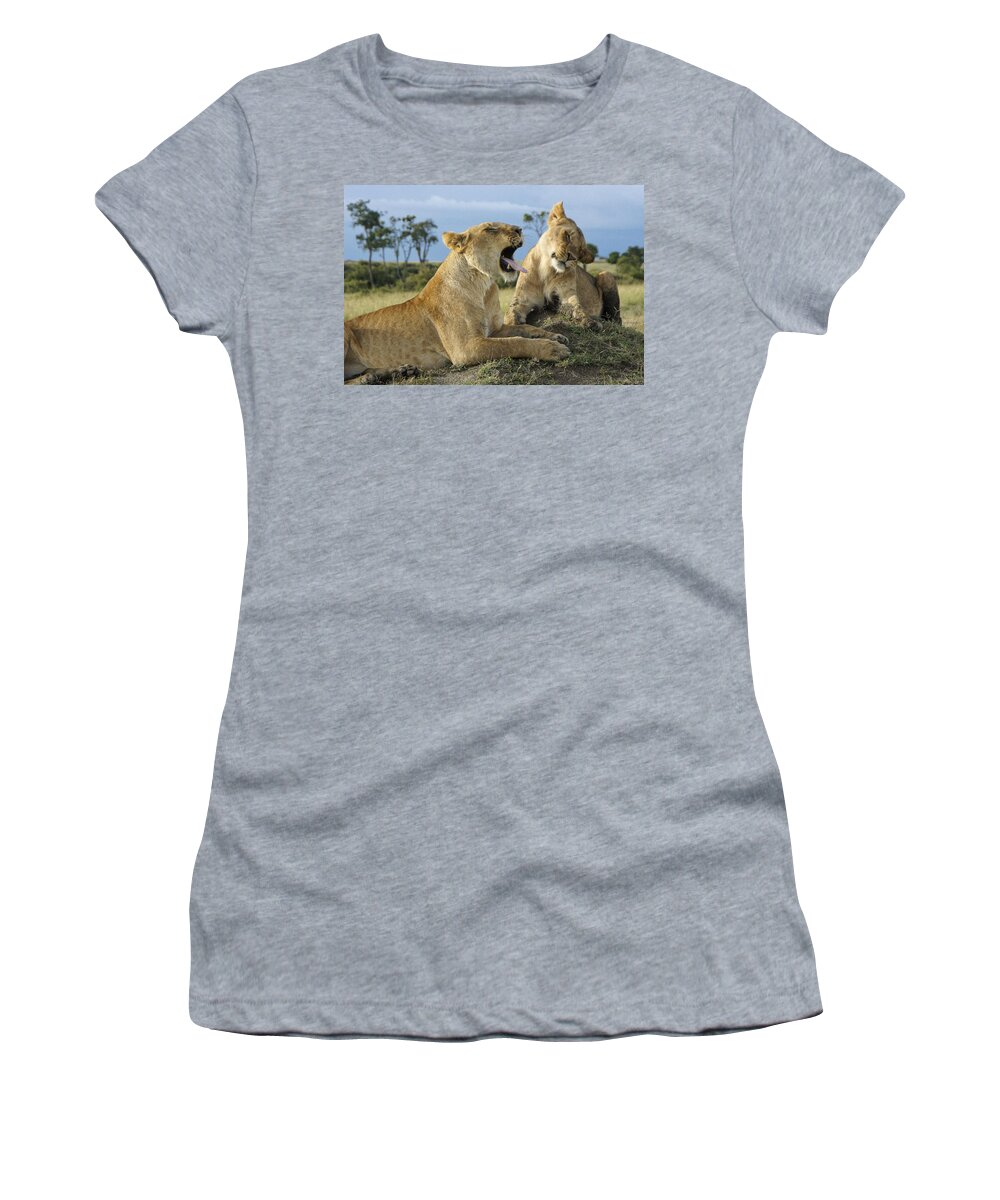 Africa Women's T-Shirt featuring the photograph Big Blast by Michele Burgess