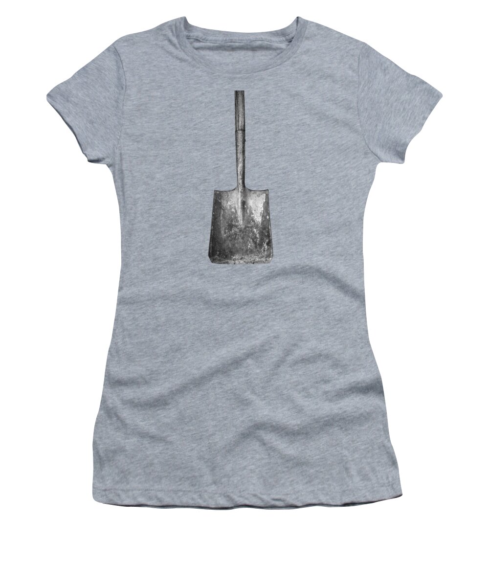 Antique Women's T-Shirt featuring the photograph Square Point Shovel 1 by YoPedro