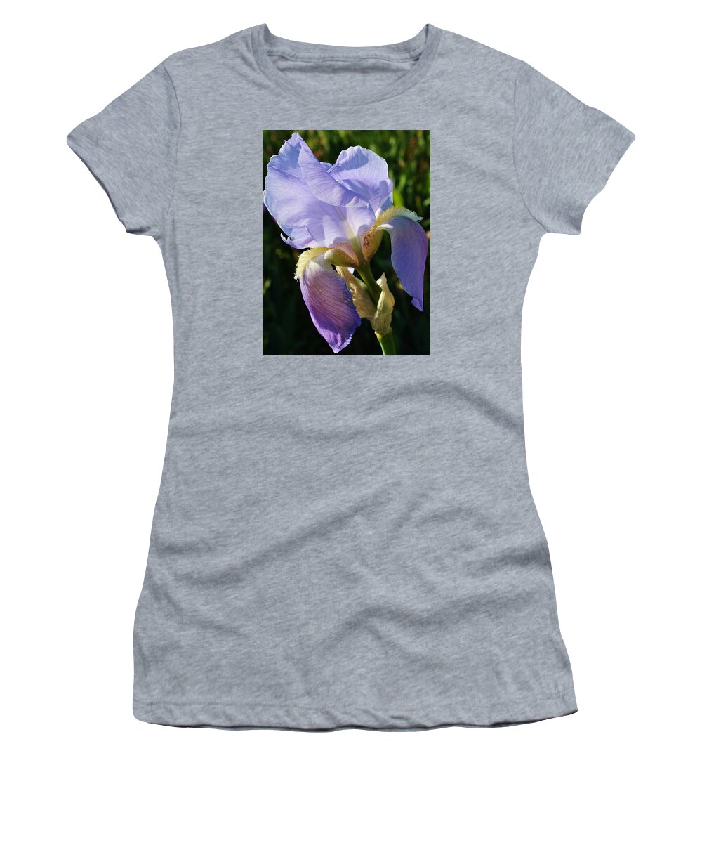 Flora Women's T-Shirt featuring the photograph Blue Moon Iris by Bruce Bley