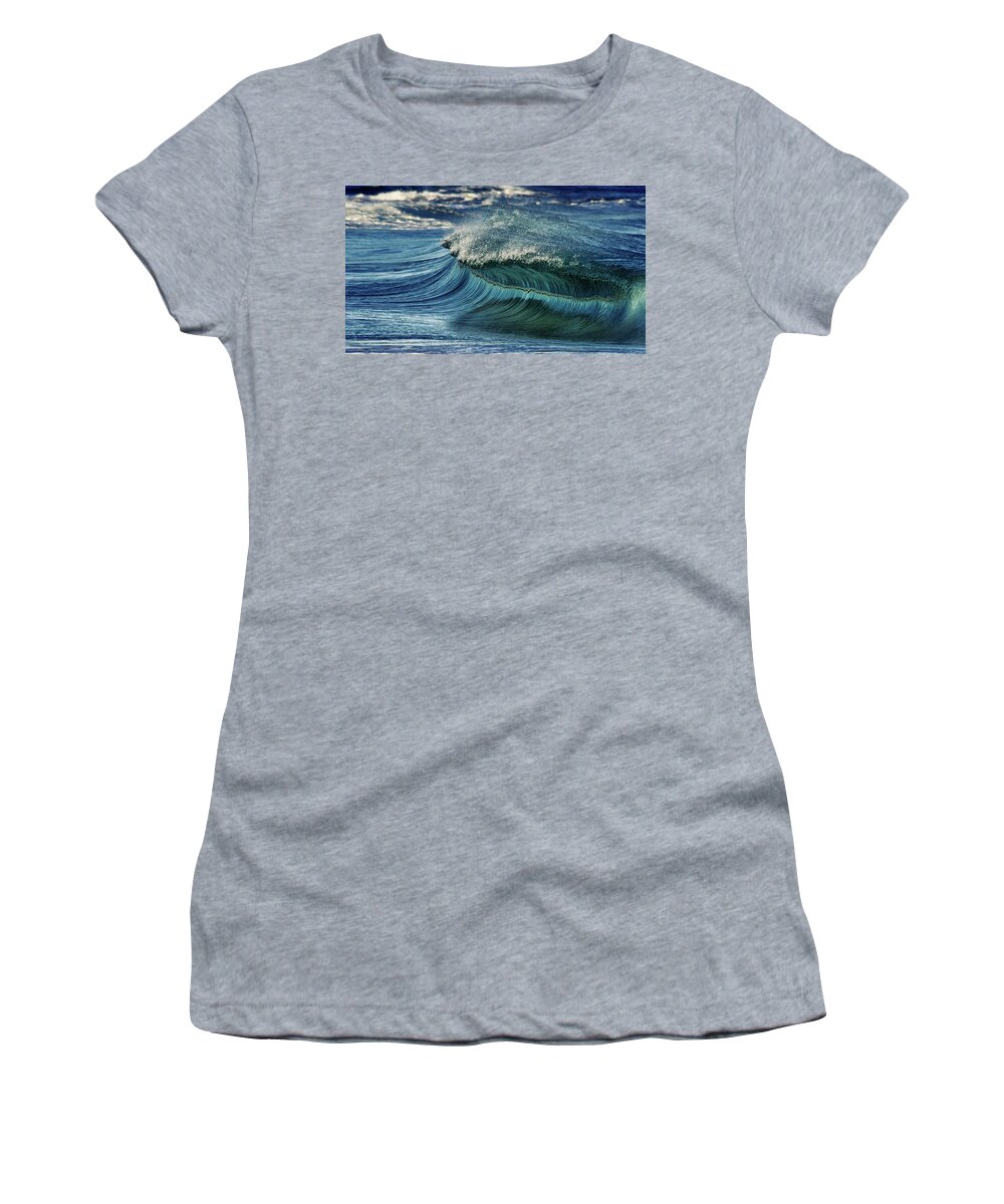 Sea Women's T-Shirt featuring the photograph Blue Pearl by Stelios Kleanthous