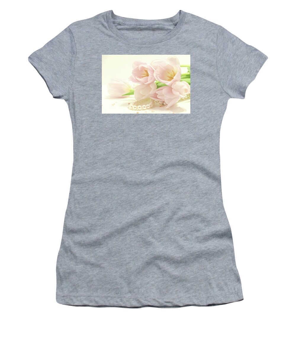 Pink Women's T-Shirt featuring the photograph Blush by Holly Ross