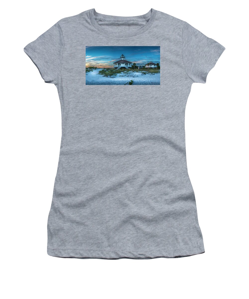 Lighthouse Women's T-Shirt featuring the photograph Boca Grande Lighthouse by Marvin Spates