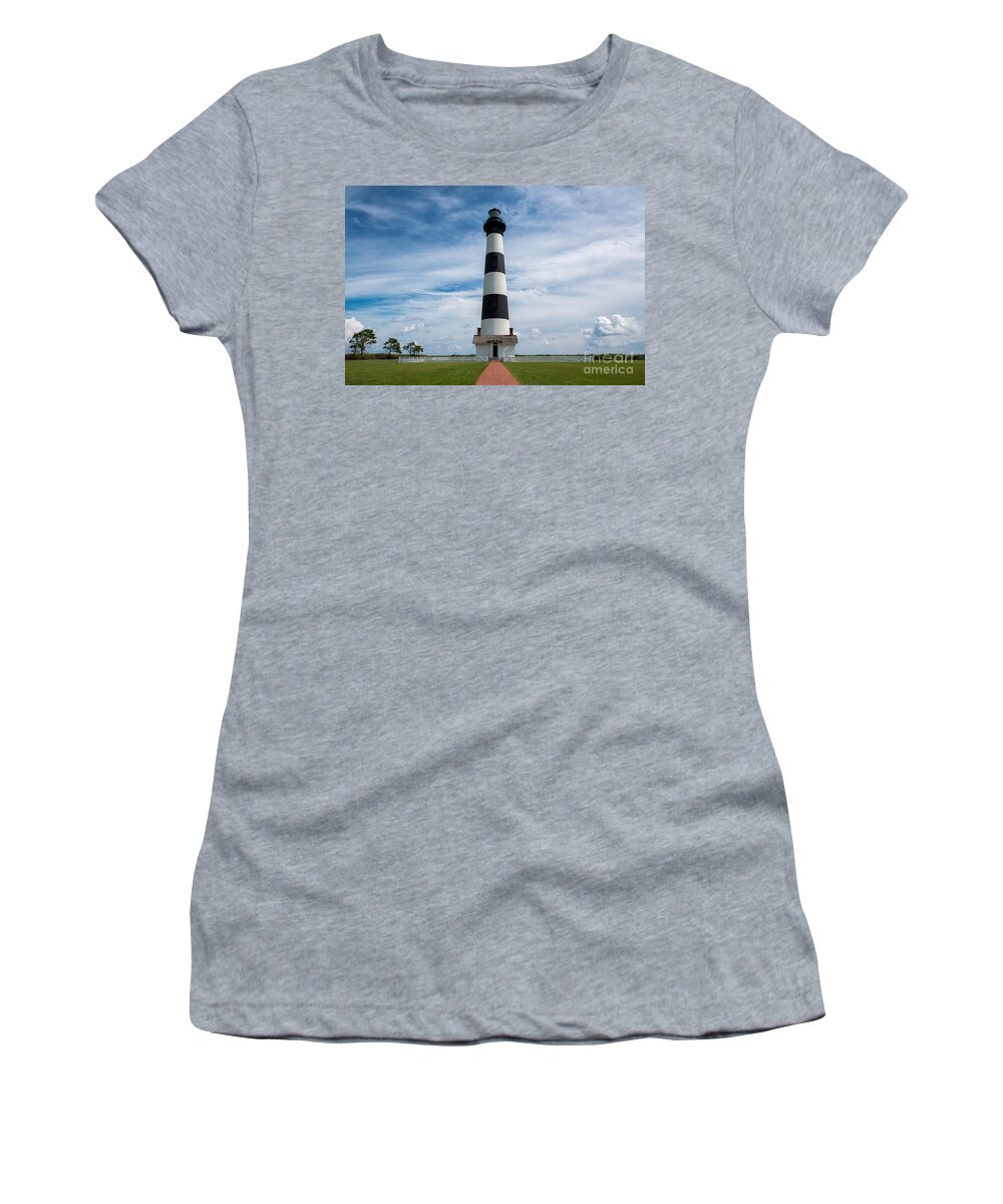 Bodie Island Lighthouse Women's T-Shirt featuring the photograph Bodie Island Lighthouse by Michael Ver Sprill
