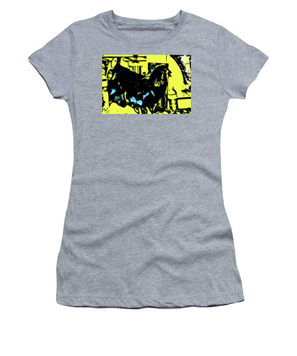 Abstract Women's T-Shirt featuring the photograph Bottled Water Please by Gina O'Brien