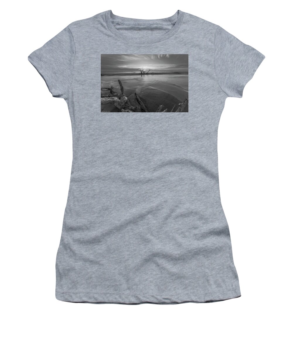 Sunrise Women's T-Shirt featuring the photograph Breaker by Ray Silva
