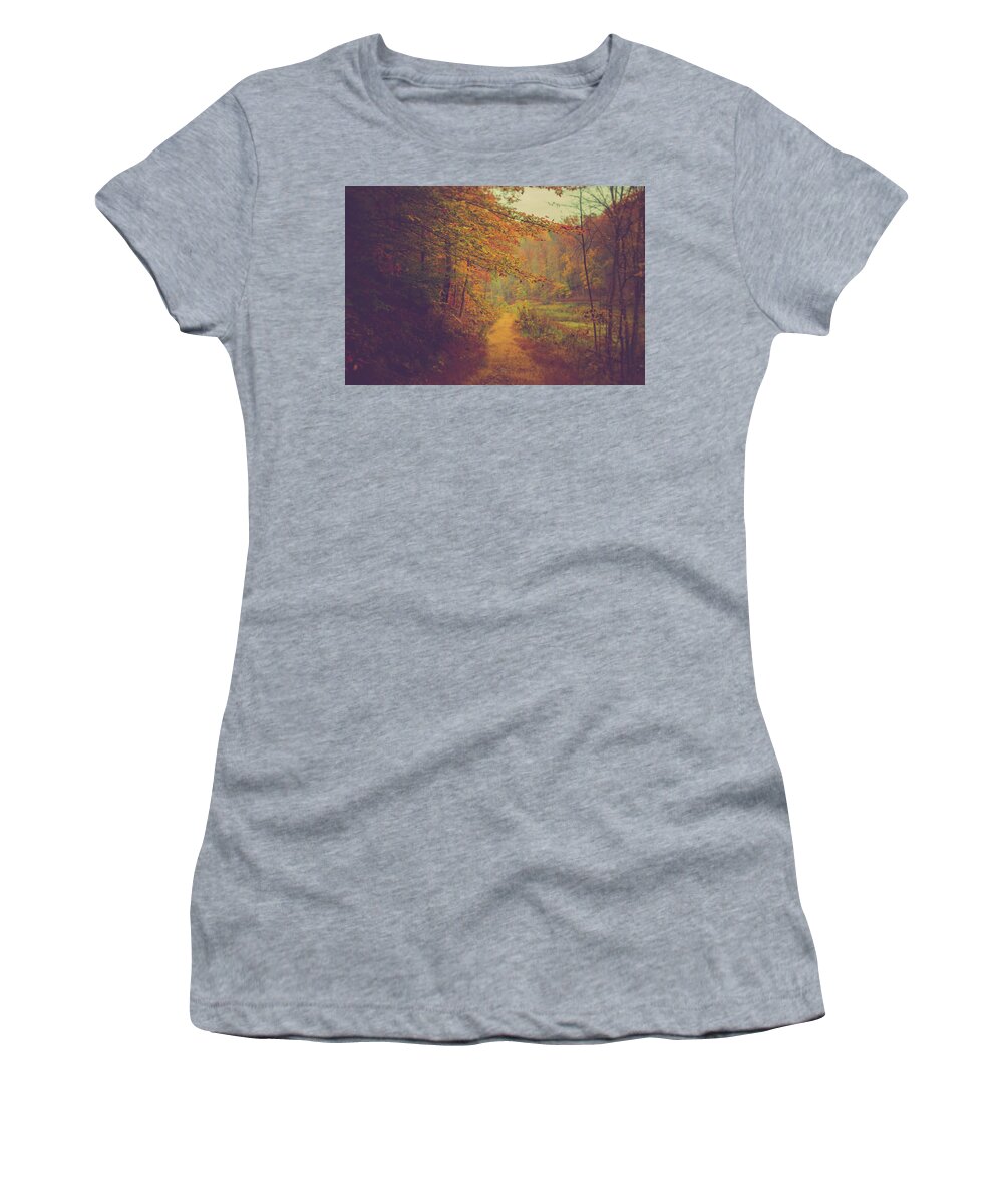 Autumn Women's T-Shirt featuring the photograph Breathe In Autumn by Shane Holsclaw