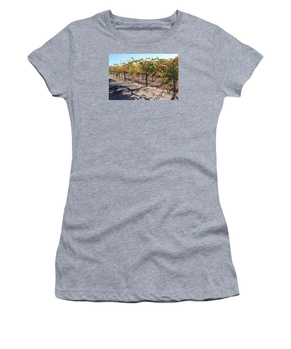 November Women's T-Shirt featuring the photograph Bright November Morning by Suzanne Oesterling