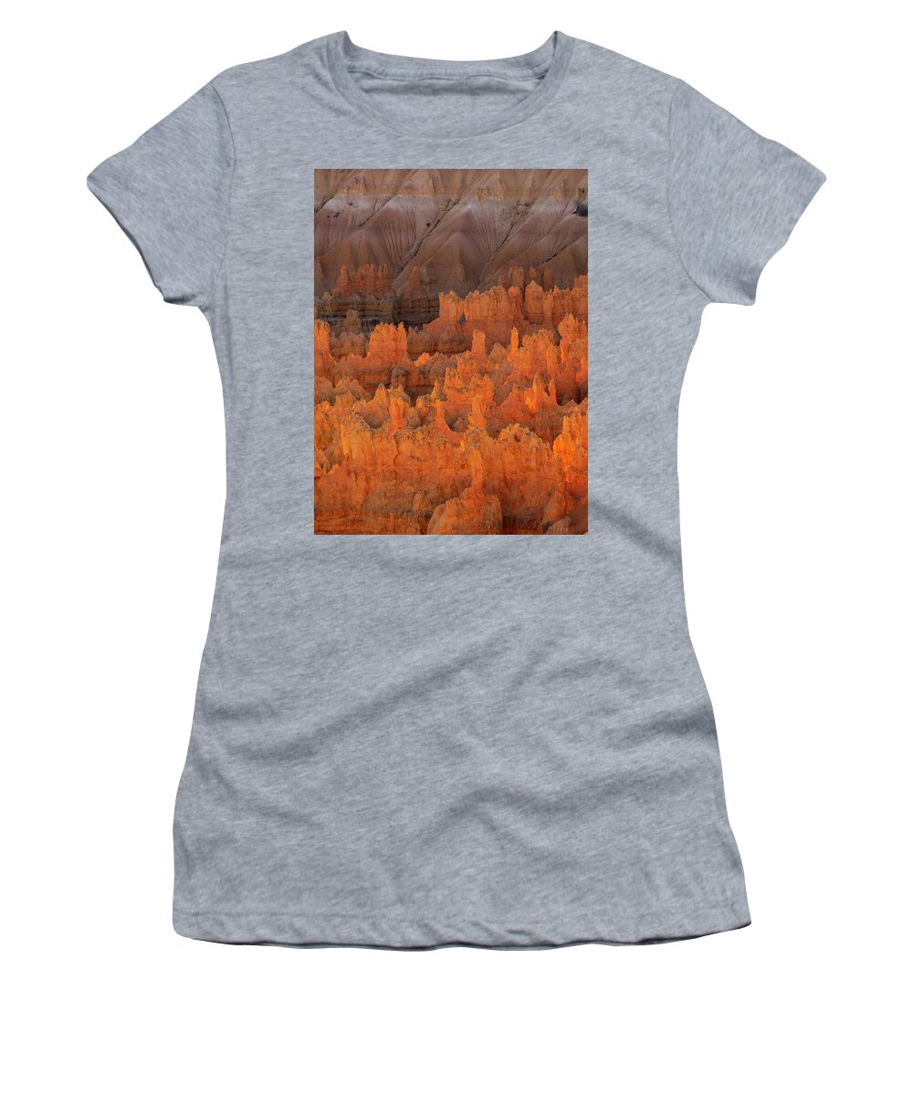 Bryce Women's T-Shirt featuring the photograph Bryce Hoodoos by Emily Dickey