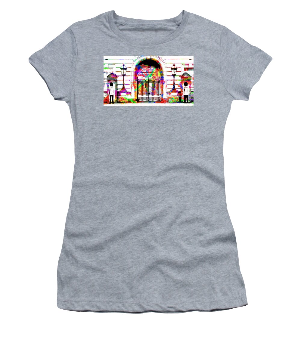 Buckingham Palace Women's T-Shirt featuring the photograph Buckingham Palace by Jean Francois Gil