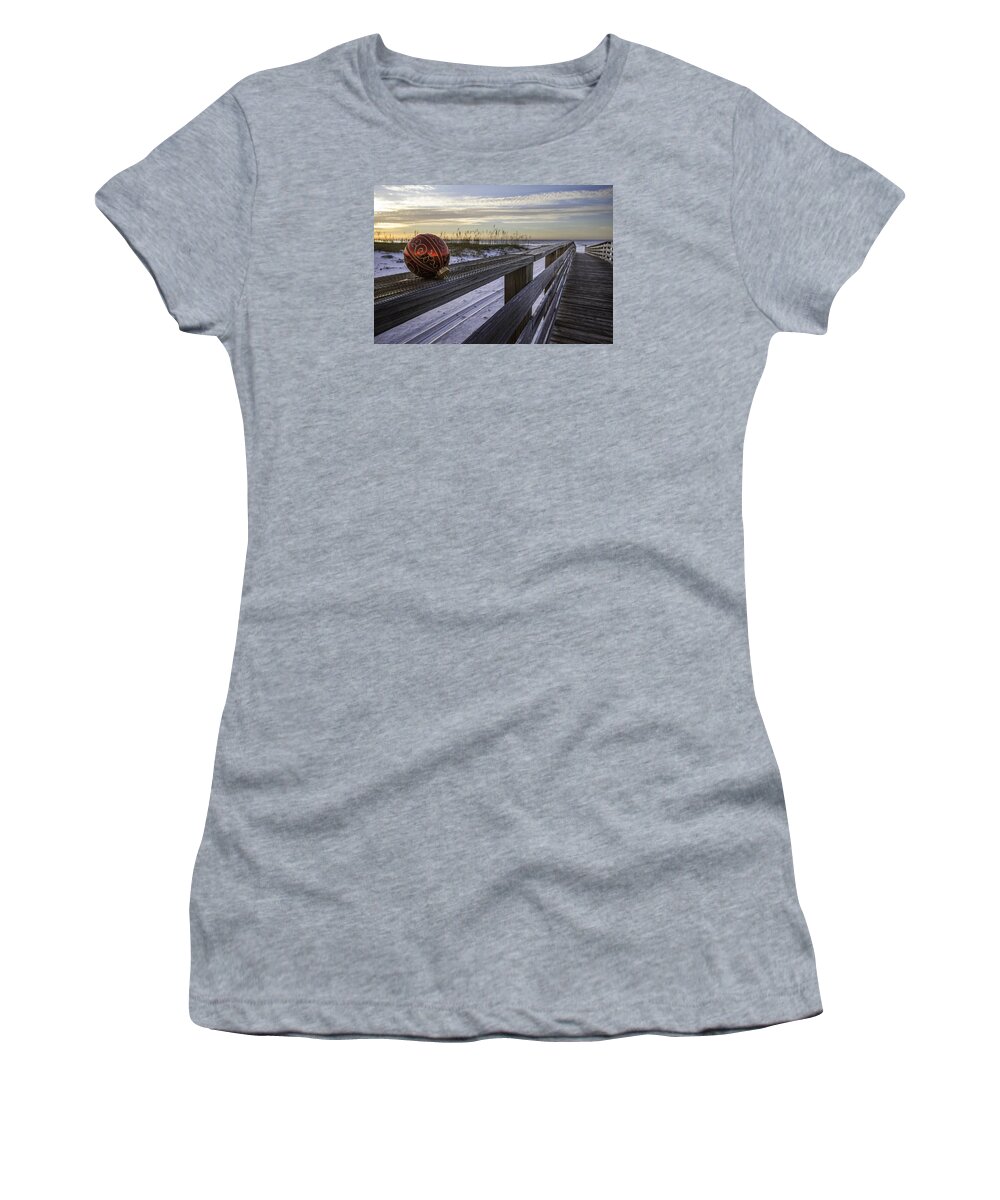 Alabama Women's T-Shirt featuring the photograph Bulb on the Rail by Michael Thomas