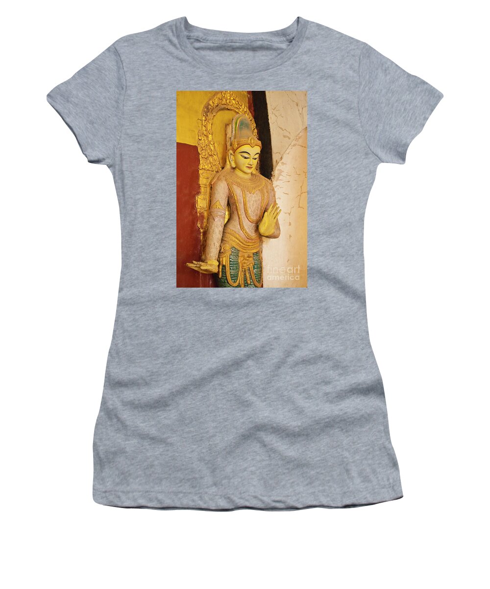 Pagan Women's T-Shirt featuring the photograph Burma_d2257 by Craig Lovell