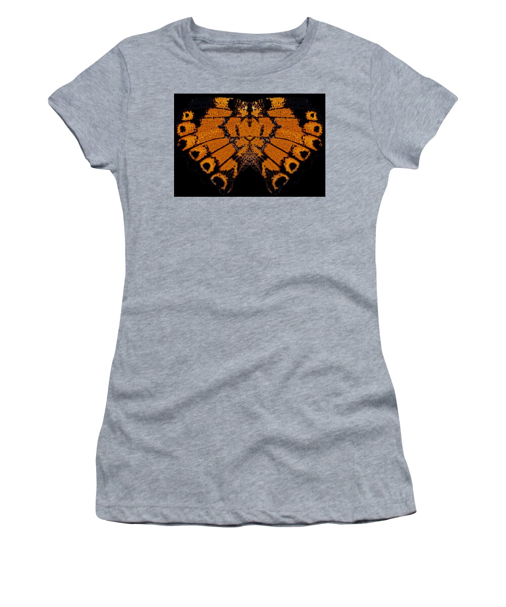Butterfly Women's T-Shirt featuring the photograph Butterfly Abstract by Jeff Phillippi