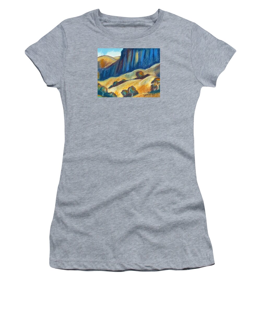 Landscape Women's T-Shirt featuring the pastel CA Hills by Michael Foltz