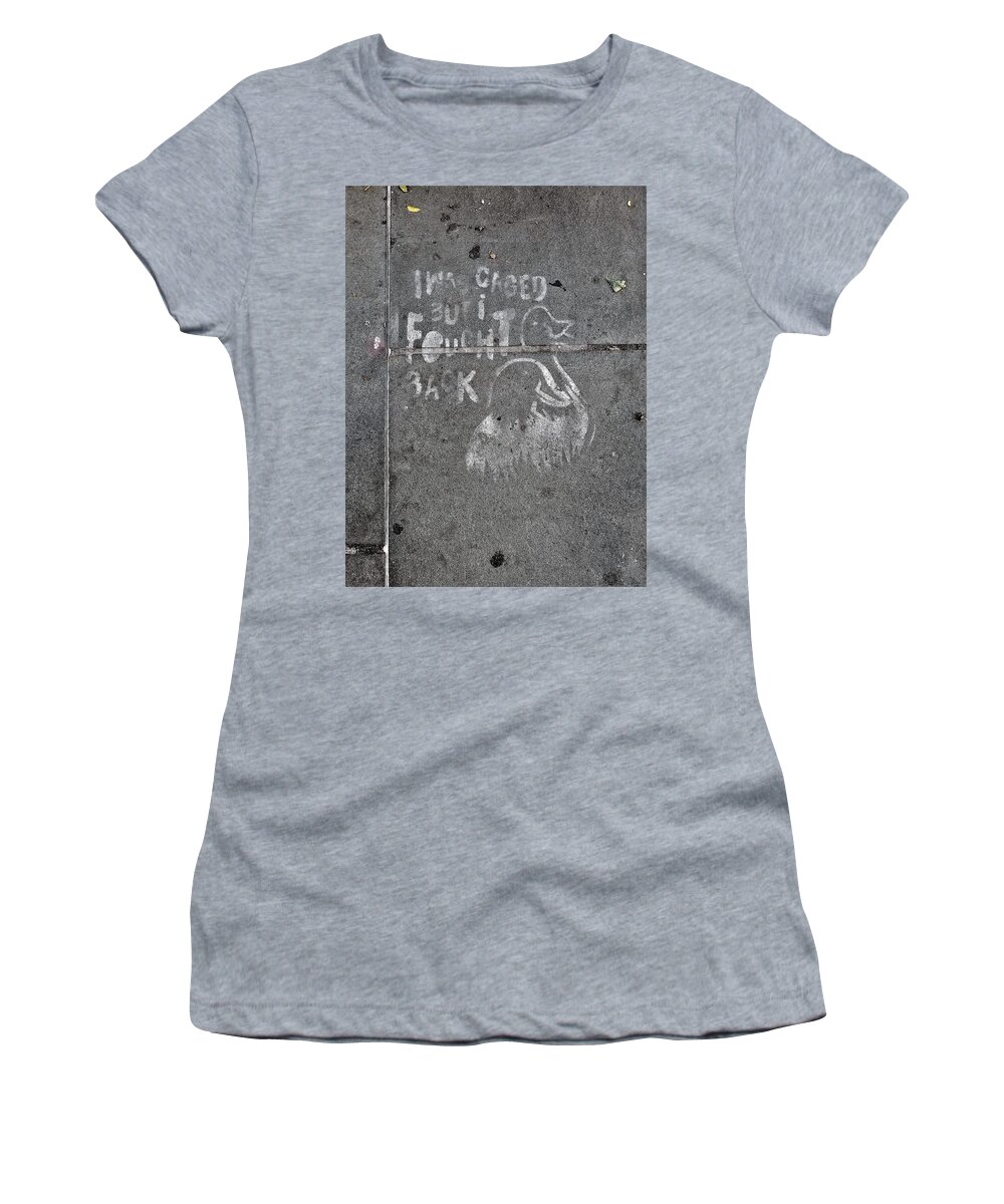 Duck Women's T-Shirt featuring the photograph Caged Ducks by Rob Hans
