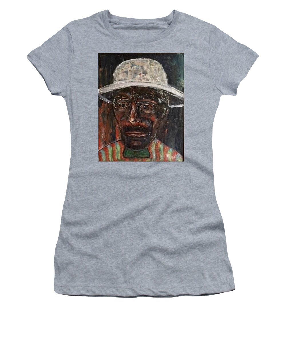 Cajun Women's T-Shirt featuring the painting Cajun by Bruce Ben Pope
