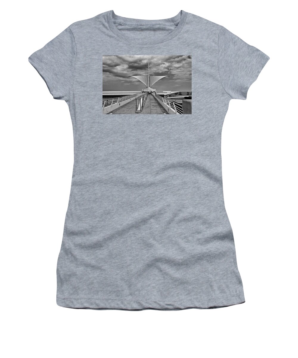 Art Women's T-Shirt featuring the photograph Calatrava Wings by Paul LeSage