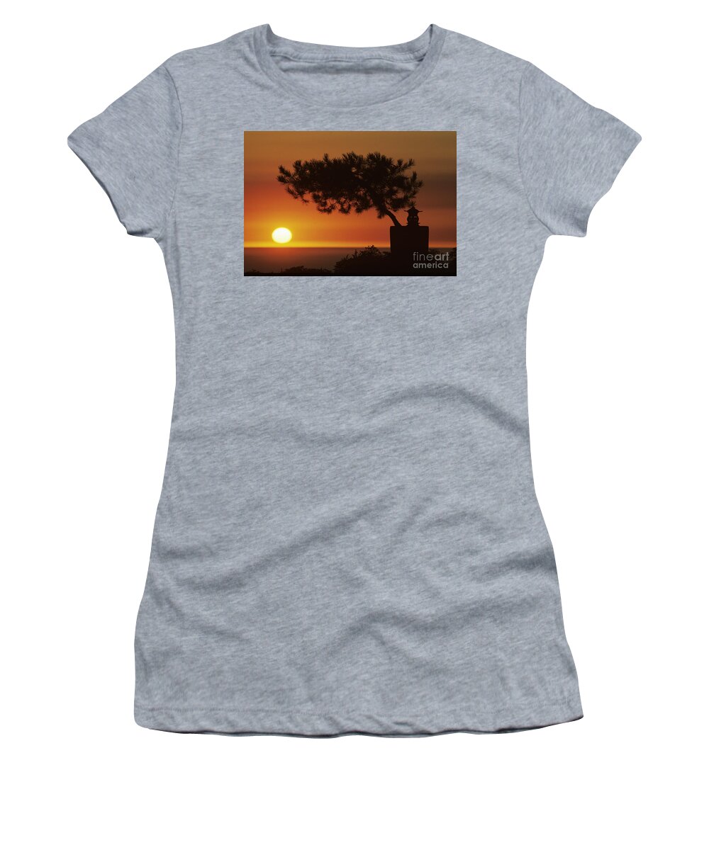 America Women's T-Shirt featuring the photograph California, Big Sur Coast by Larry Dale Gordon - Printscapes
