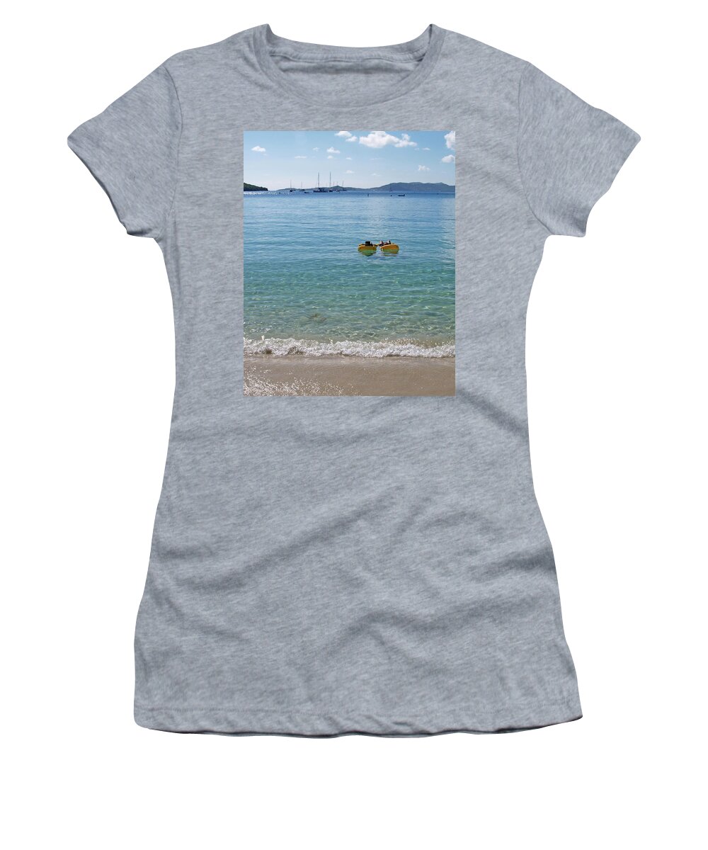 Caneel Bay Women's T-Shirt featuring the photograph Caneel Bay 3 by Pauline Walsh Jacobson