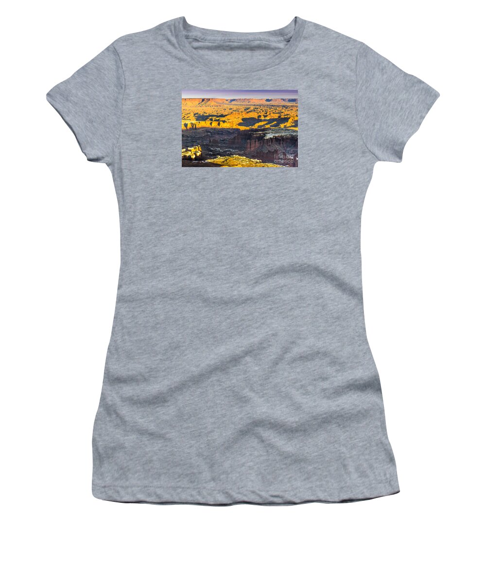 Canyonlands National Park Women's T-Shirt featuring the photograph Canyonlands Sunset by Ben Graham