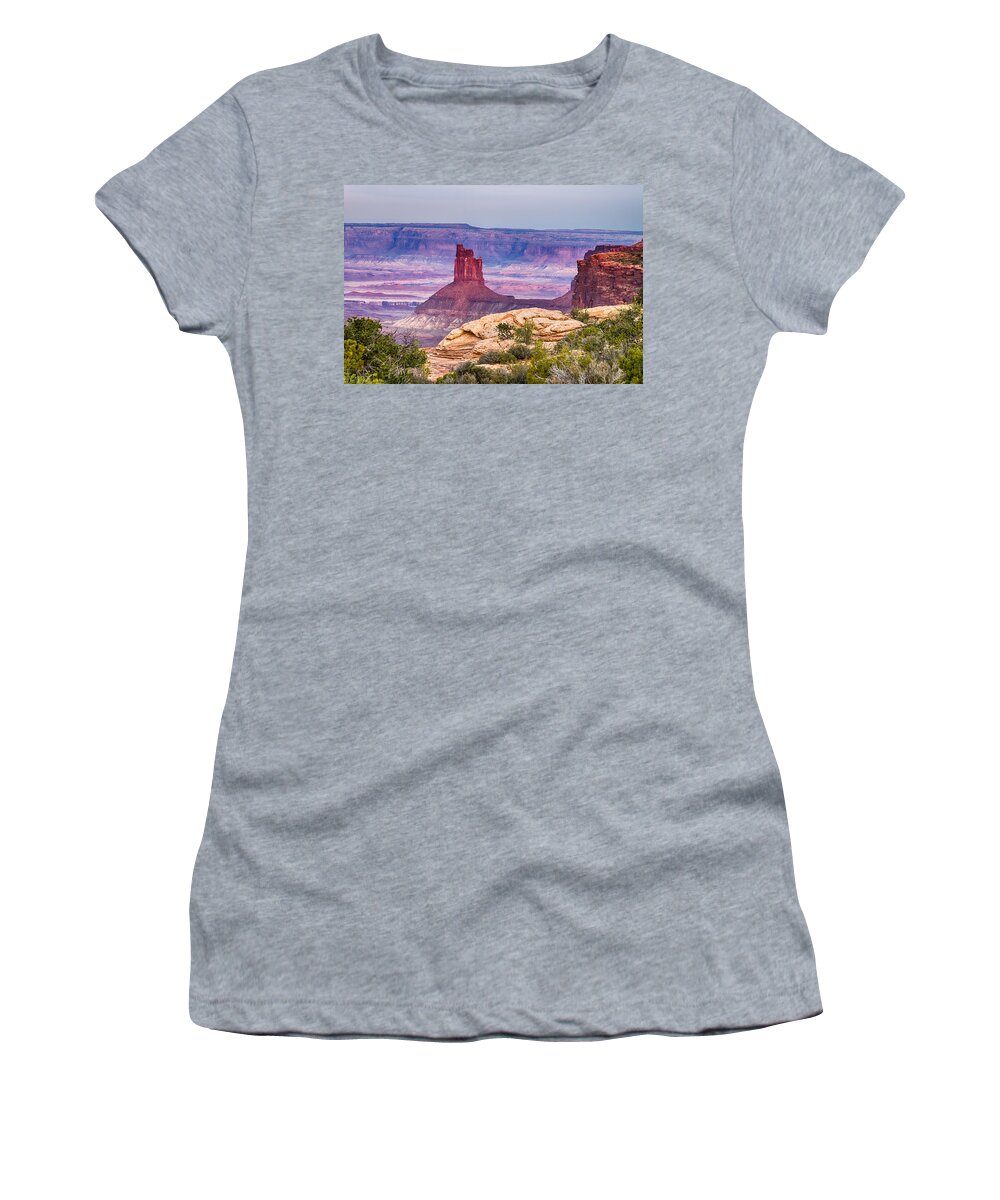Canyonlands Women's T-Shirt featuring the photograph Canyonlands Utah Views by James BO Insogna