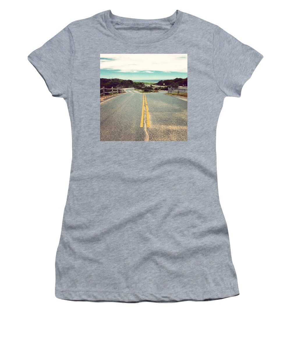 Cape Cod Women's T-Shirt featuring the photograph Daycation Awaits by Kate Arsenault 