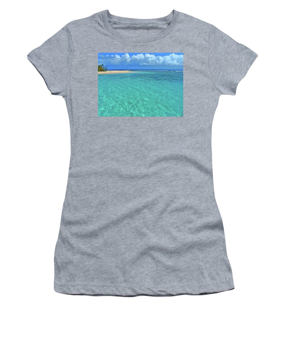 Water Women's T-Shirt featuring the photograph Caribbean Water by Scott Mahon