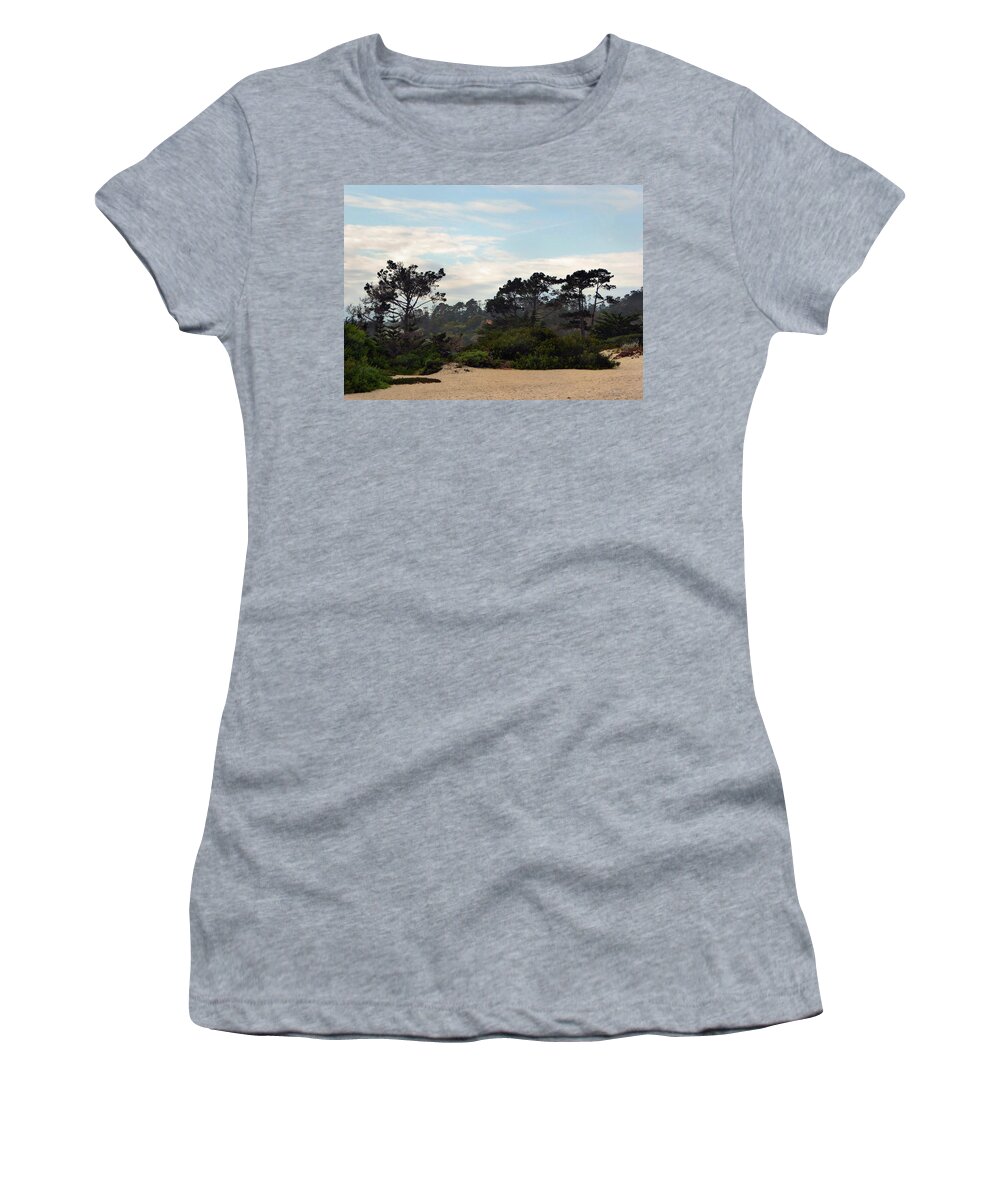 Carmel-by-the-sea Women's T-Shirt featuring the photograph Carmel at Sunset by Gordon Beck