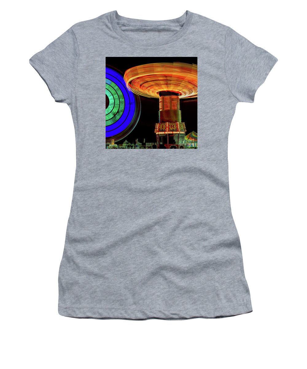 Dogwood Festival Women's T-Shirt featuring the photograph Carnival Memories by Doug Sturgess