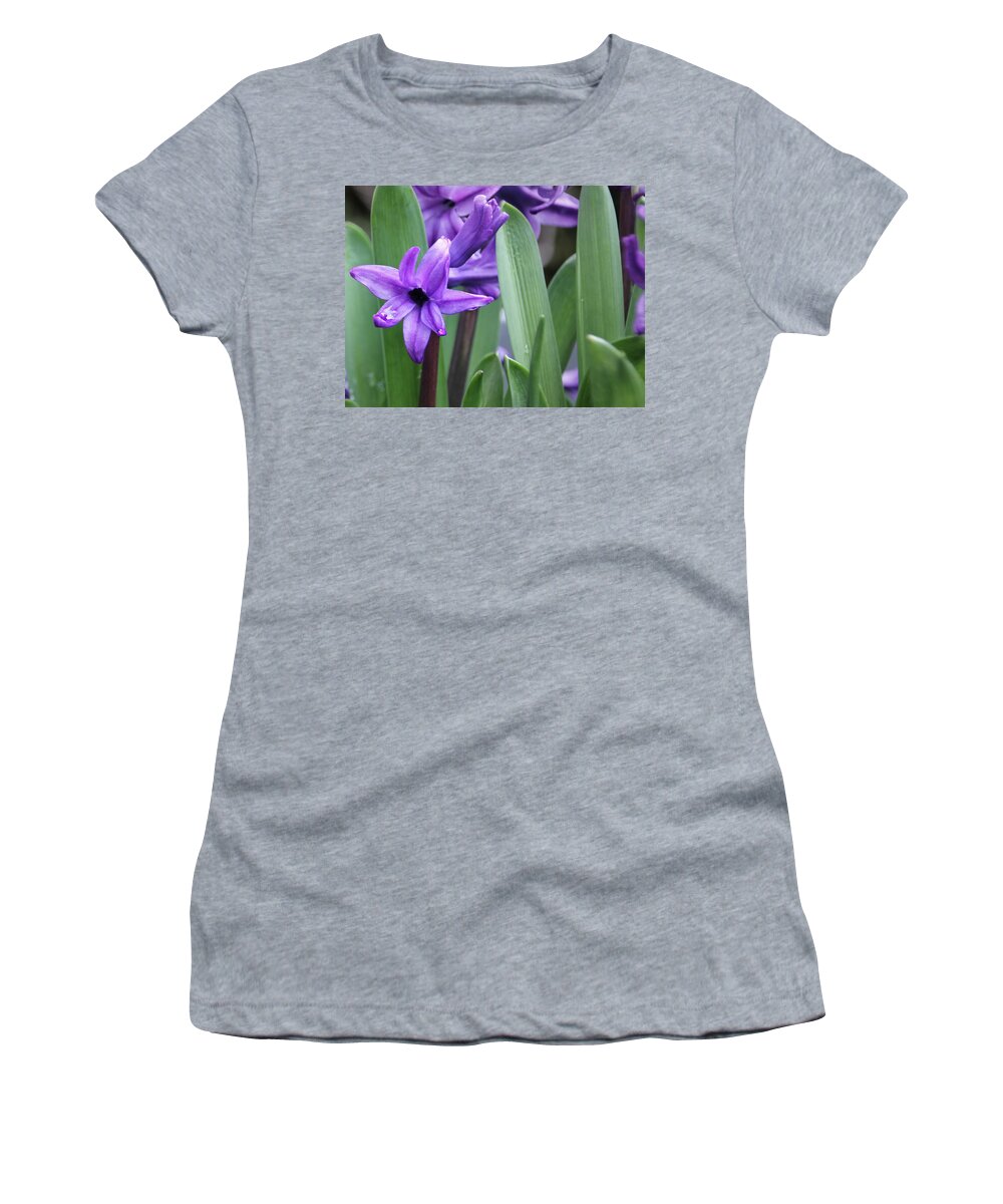 Gardening Women's T-Shirt featuring the photograph Catching Raindrops by KATIE Vigil