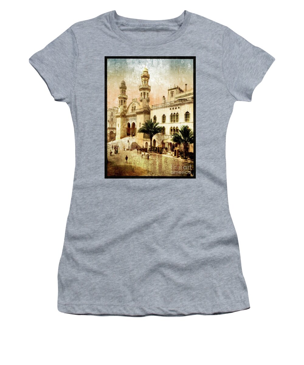 Cathedral Women's T-Shirt featuring the photograph Cathedral in Algiers by Carlos Diaz