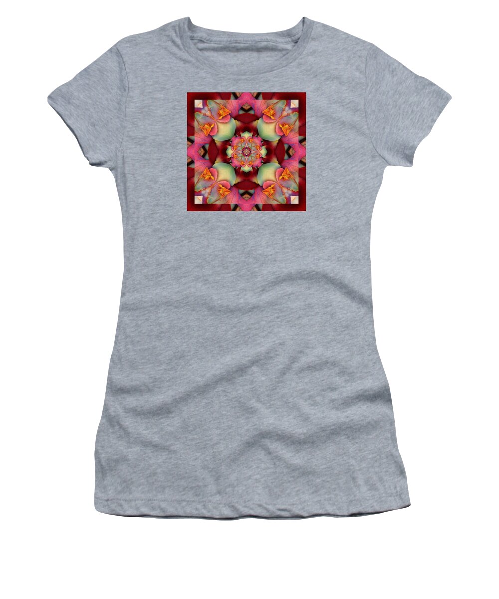 Yoga Art Women's T-Shirt featuring the photograph CenterPeace by Bell And Todd