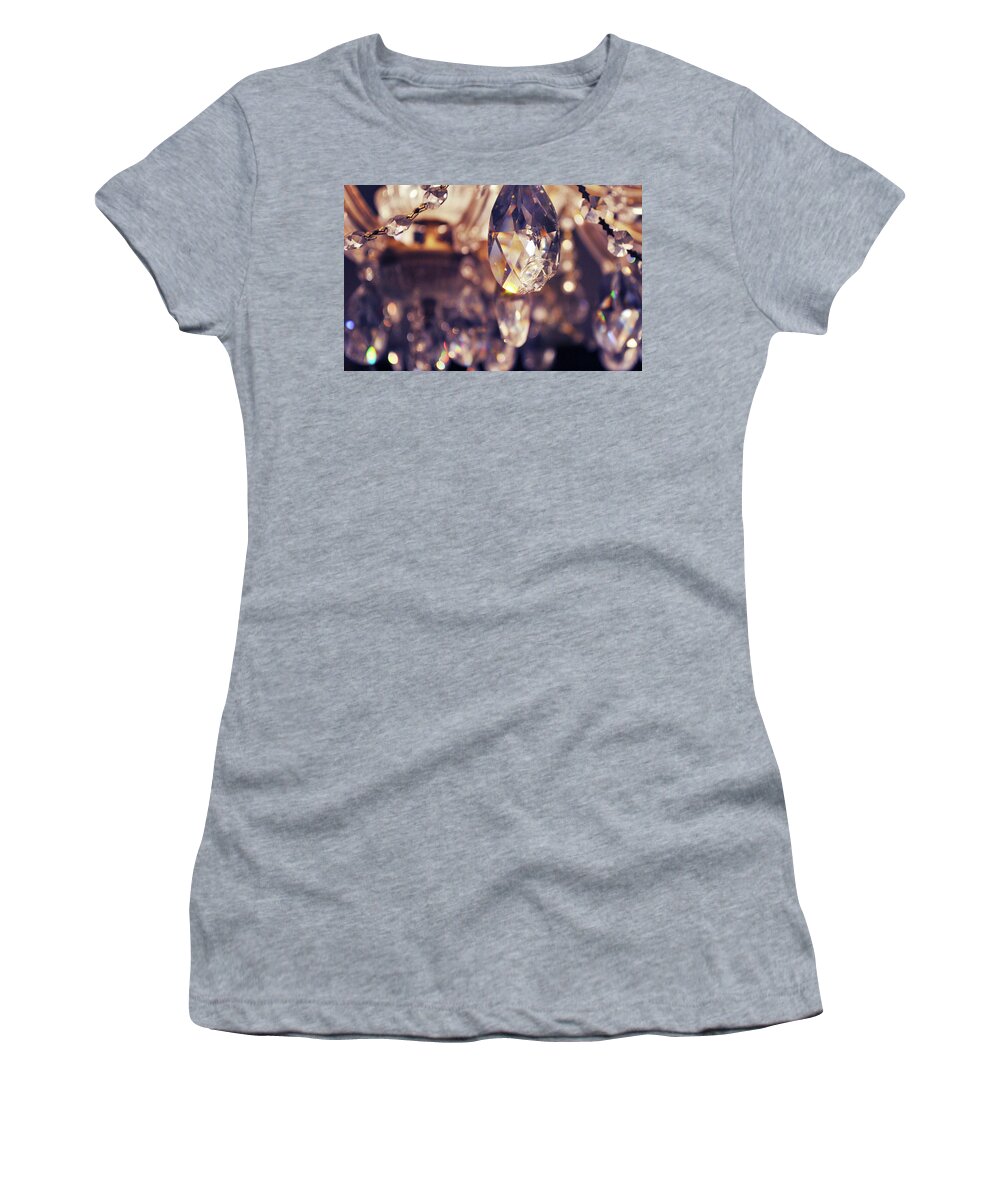 Chandelier Women's T-Shirt featuring the digital art Chandelier by Maye Loeser