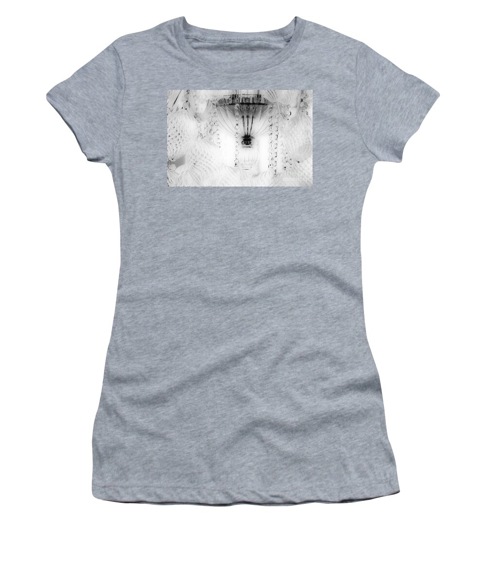 Chandelier Women's T-Shirt featuring the photograph Chandelier by Merle Grenz