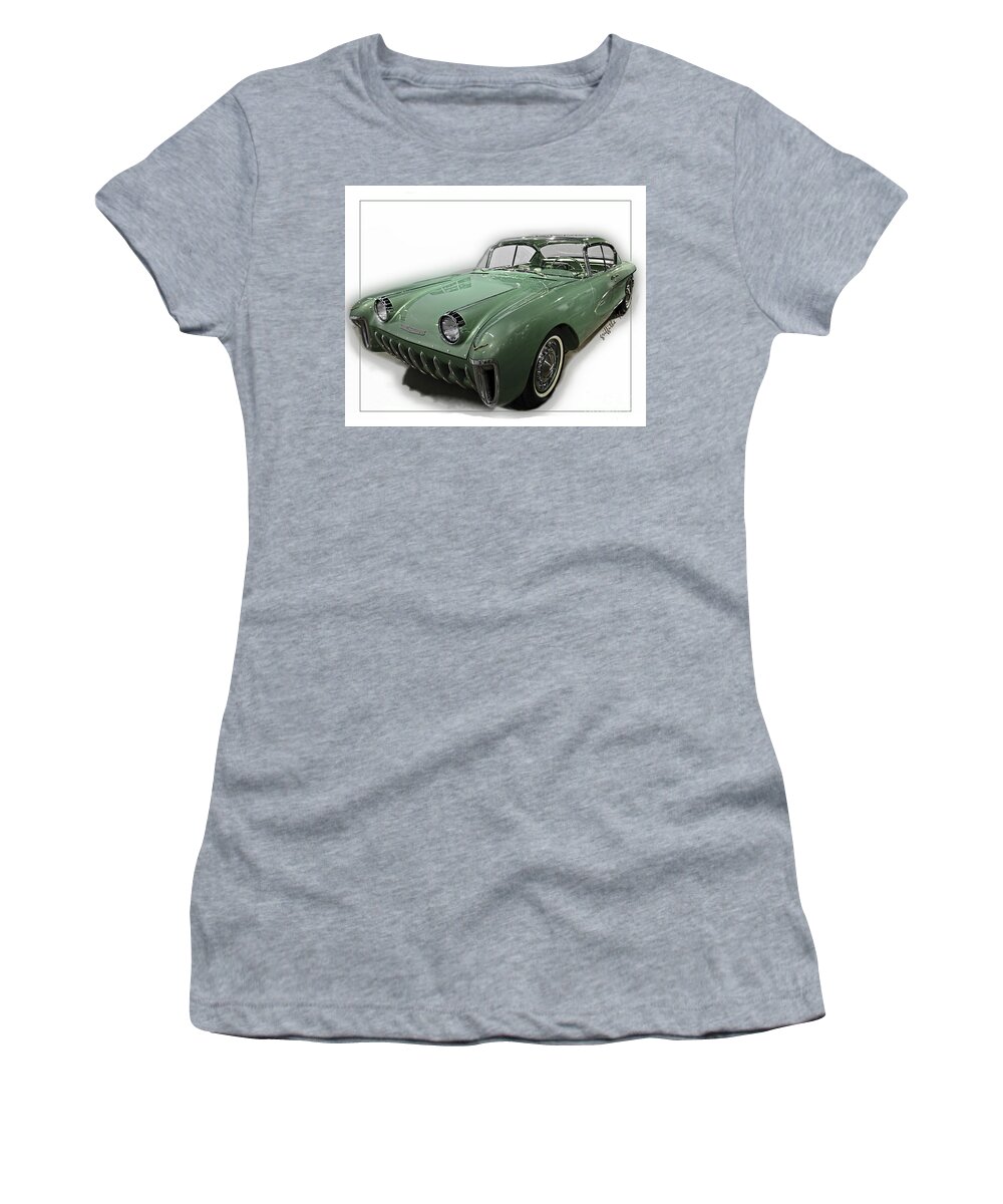 Concept Cars Women's T-Shirt featuring the photograph Chevorlet Concept by Tom Griffithe