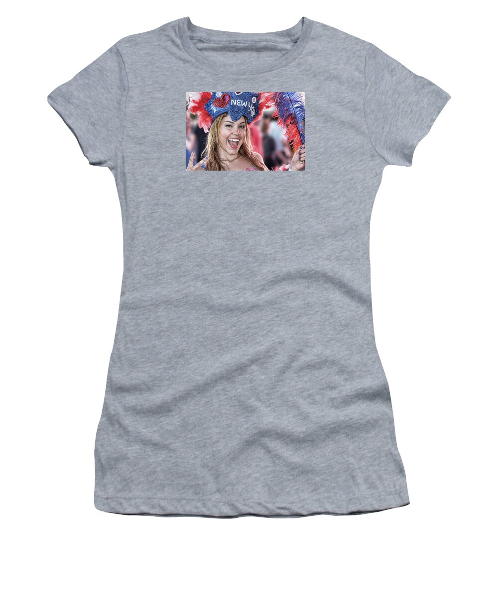 Chilean Beauty Women's T-Shirt featuring the photograph Chilean Beauty III by Jim Fitzpatrick