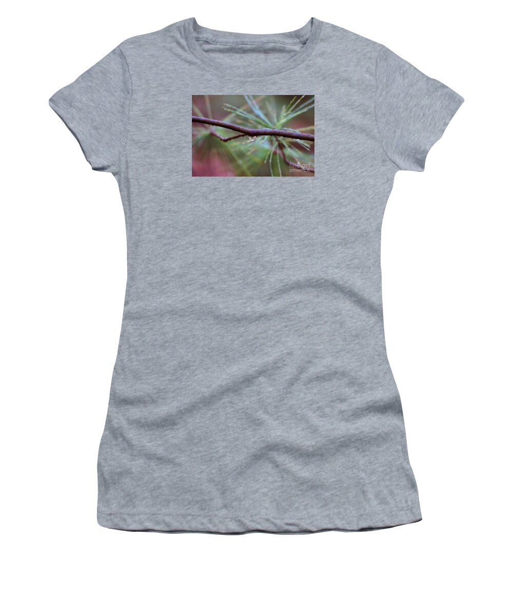 Christmas Time Women's T-Shirt featuring the photograph Christmas Blues by Elizabeth Dow
