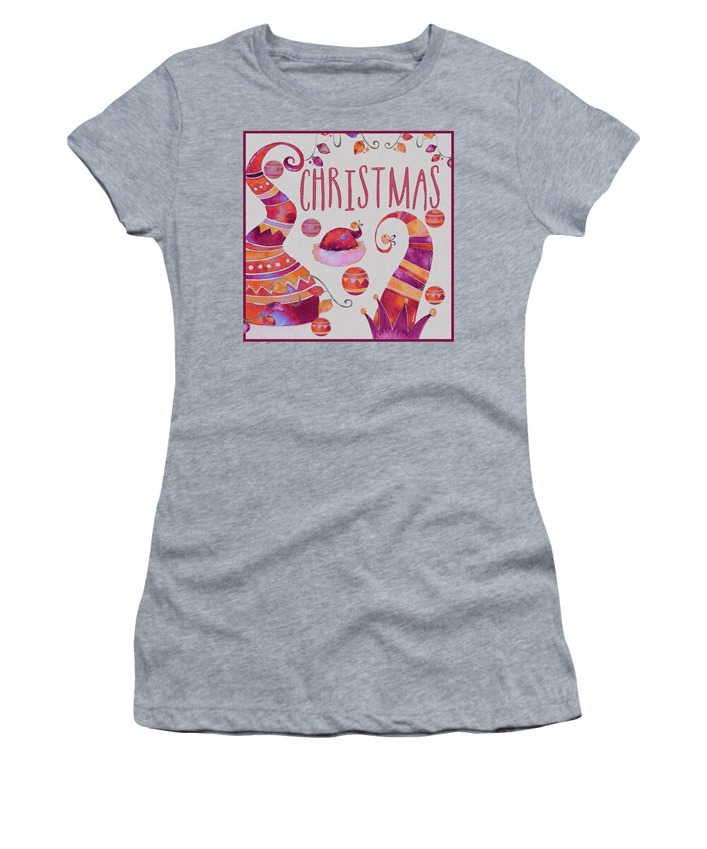 Christmas Women's T-Shirt featuring the digital art Christmas by Jeff Burgess