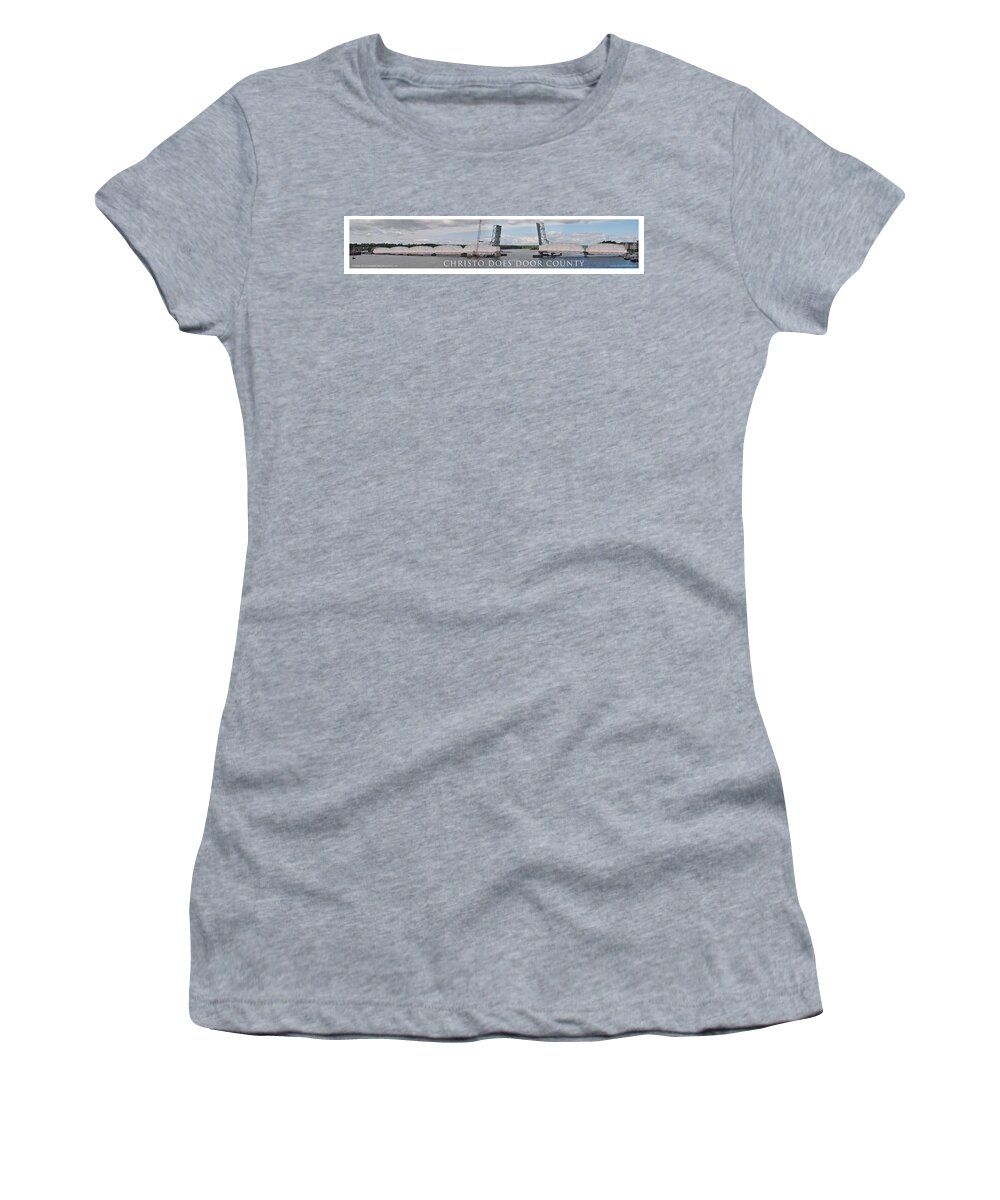 Christo Women's T-Shirt featuring the photograph Christo Does Door County by Tim Nyberg