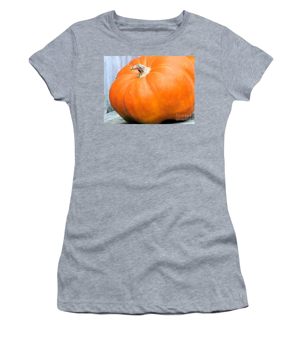 Pumpkins Women's T-Shirt featuring the photograph Cinderellas Coach by Janice Drew