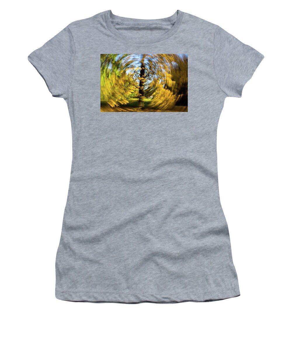  Women's T-Shirt featuring the photograph Circle by Mache Del Campo