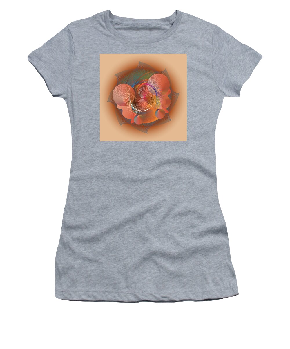 Mandala Women's T-Shirt featuring the digital art Circularium No. 2728 by Alan Bennington