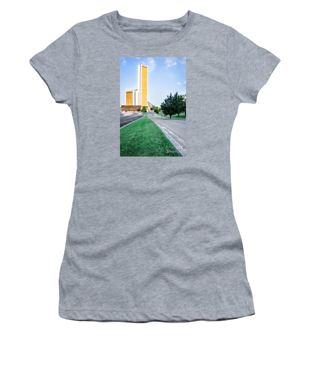 Architectural Women's T-Shirt featuring the photograph CitiPlex Towers by Lawrence Burry