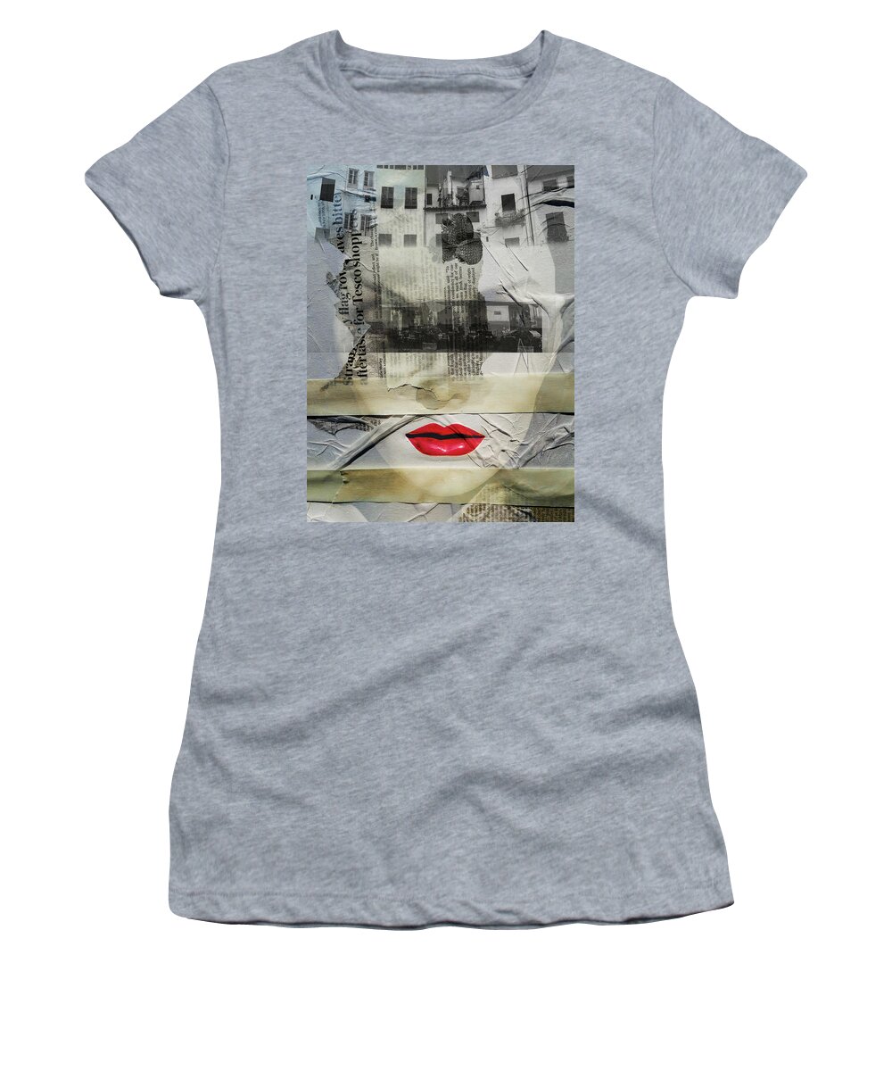 Eyes Women's T-Shirt featuring the photograph Close your eyes by Gabi Hampe