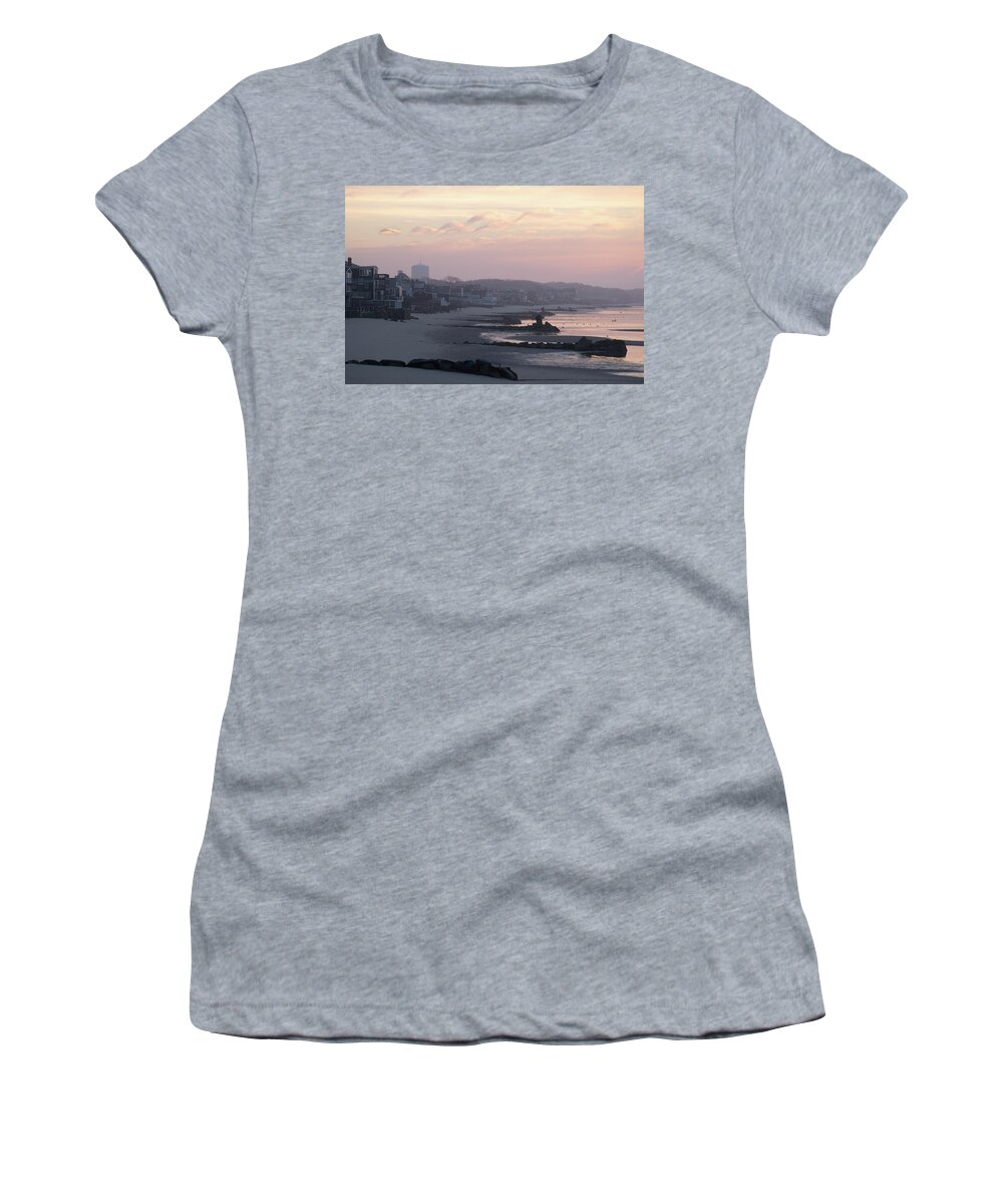 Provincetown Women's T-Shirt featuring the photograph Cloud Ribbons by Ellen Koplow
