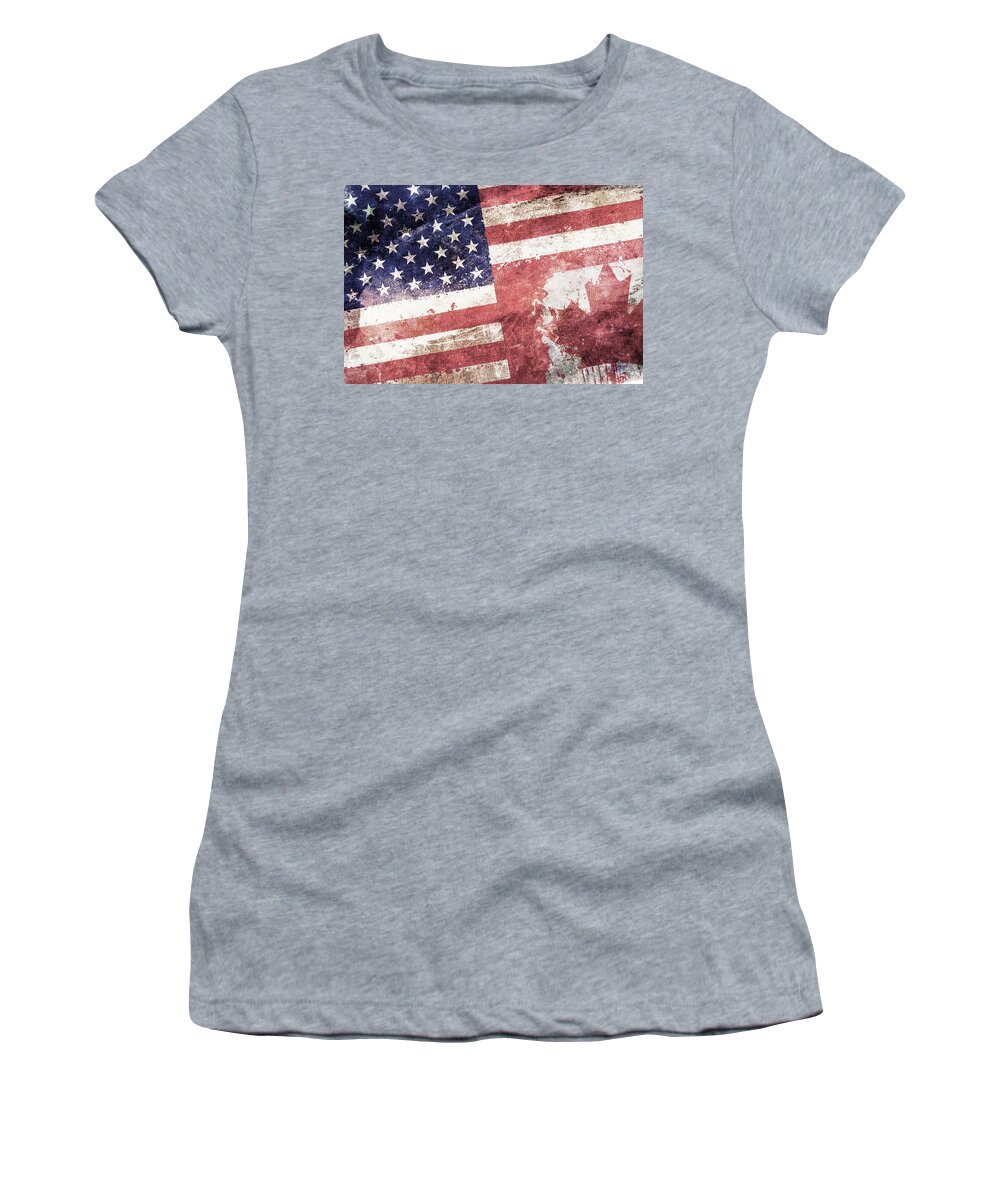 Composite Women's T-Shirt featuring the digital art Co-Patriots by Az Jackson
