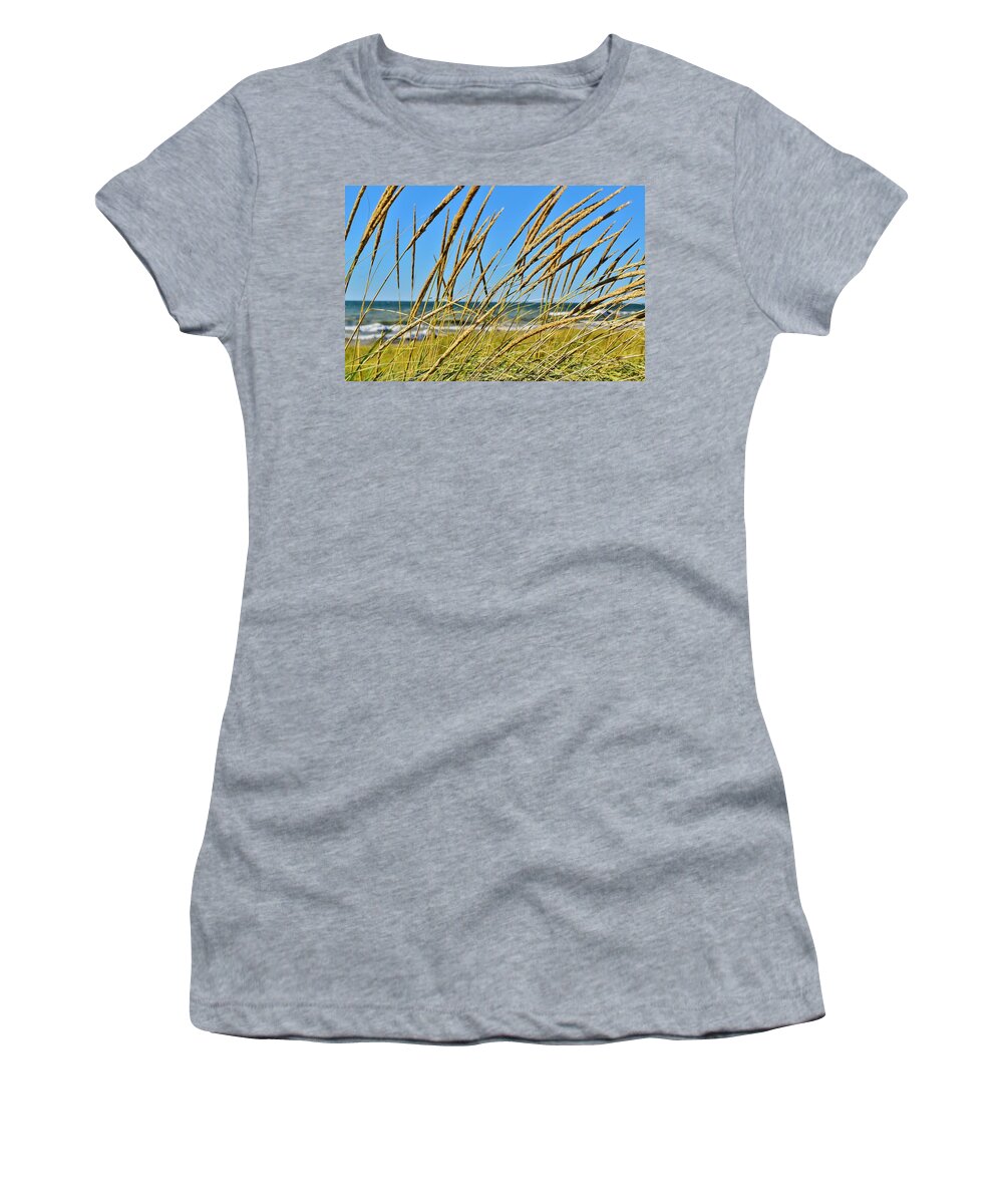 Coastal Living Women's T-Shirt featuring the photograph Coastal Relaxation by Nicole Lloyd