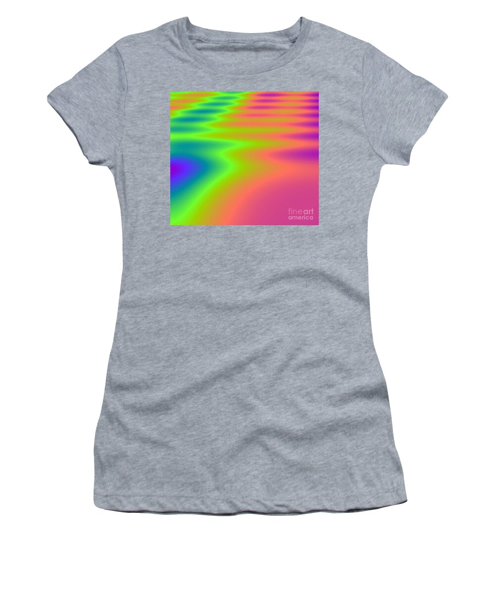 Coloring Book Women's T-Shirt featuring the digital art Coloring Outside the Lines by Stan Reckard